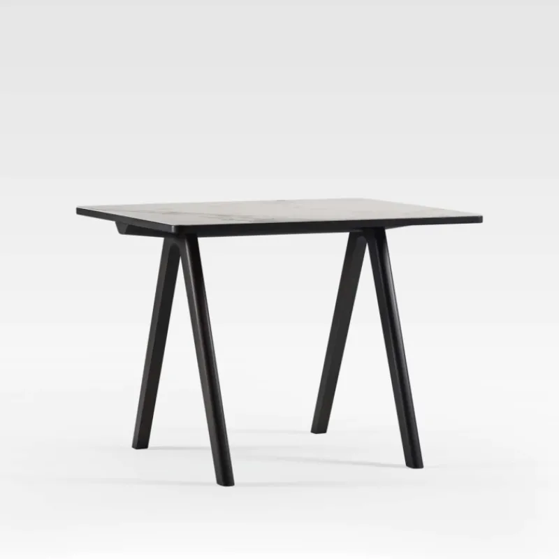 Dasras Chevron Table haute de designer en céramique et bois* Table De Salle à Manger