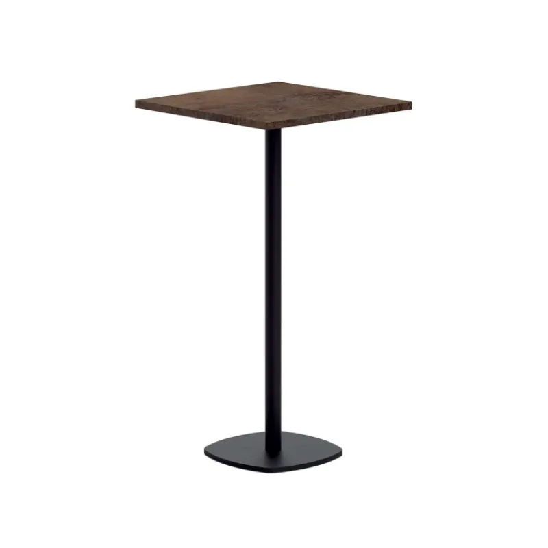 Perfecta Circa Table de cuisine carrée mange debout 60 x 60 cm en stratifié et pied central* Table De Cuisine|Table Pour Petit Espace