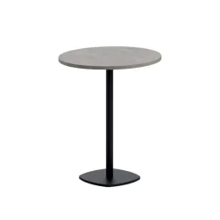 Perfecta Circa Table snack de cuisine ronde en stratifié diamètre 70 cm avec pied central* Table De Cuisine