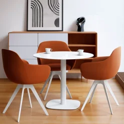 Cancio Circus Table de cuisine ronde en verre petit espace* Table De Cuisine|Table Pour Petit Espace