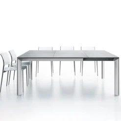 Dexo Class Table carrée en céramique extensible fabriquée en Italie* Table De Salle à Manger