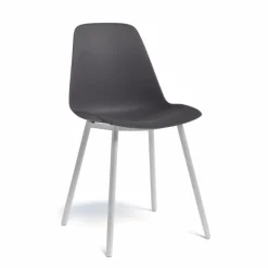 Perfecta Claudio Chaise moderne en polypropylène et métal* Chaise De Cuisine|Chaise De Salle à Manger