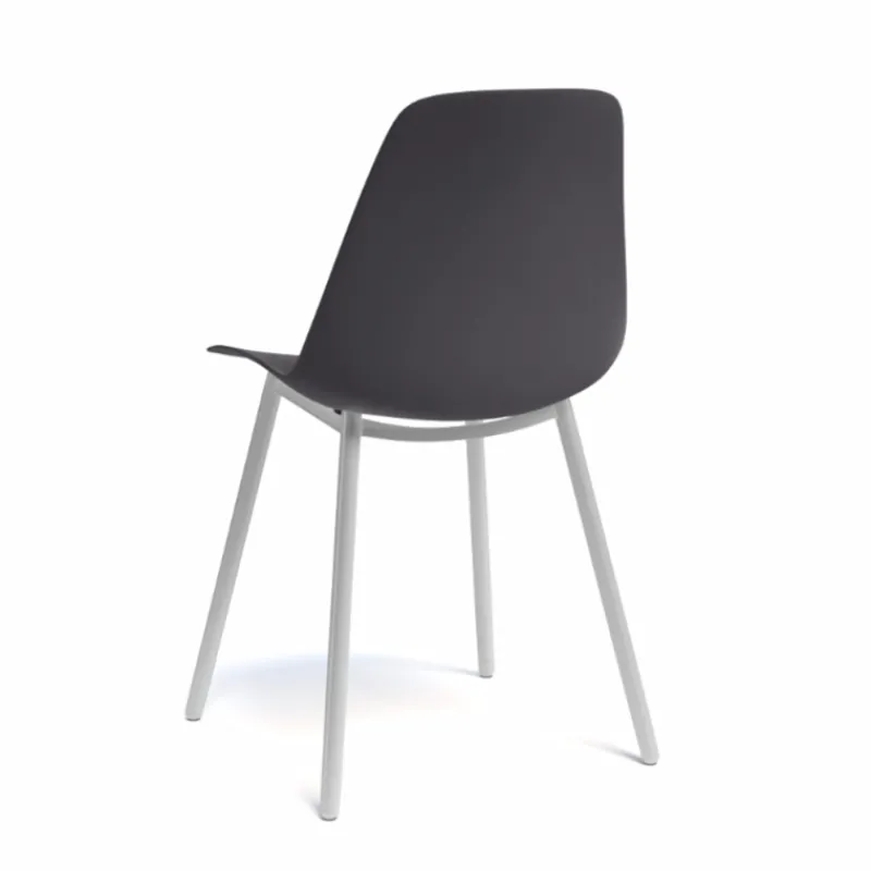 Perfecta Claudio Chaise moderne en polypropylène et métal* Chaise De Cuisine|Chaise De Salle à Manger