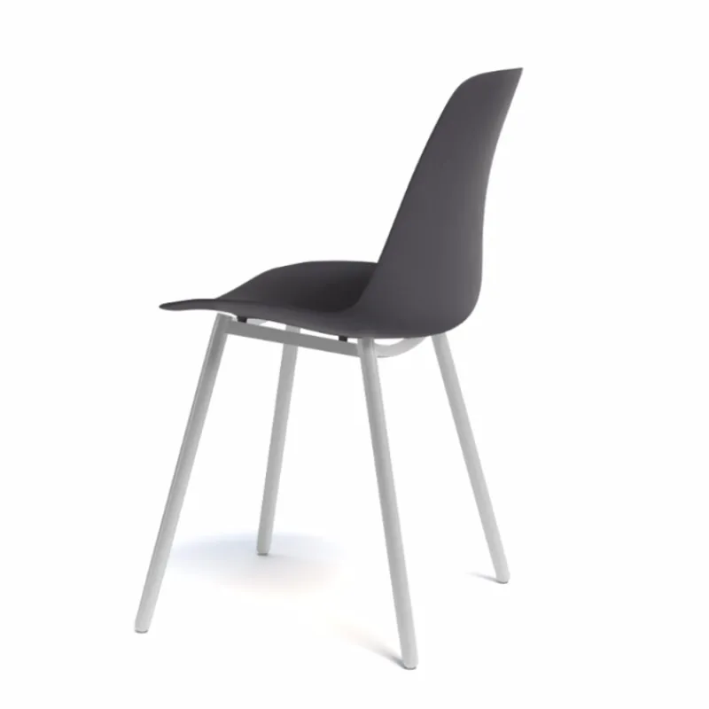 Perfecta Claudio Chaise moderne en polypropylène et métal* Chaise De Cuisine|Chaise De Salle à Manger