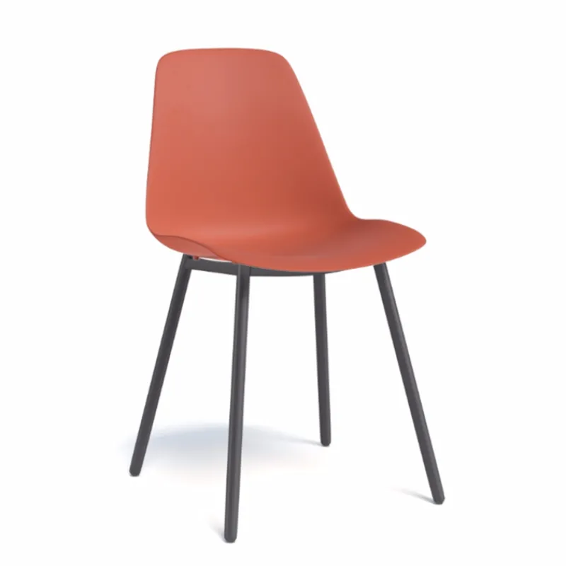 Perfecta Claudio Chaise moderne en polypropylène et métal* Chaise De Cuisine|Chaise De Salle à Manger