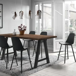 Perfecta Claudio Tabouret snack moderne avec coque en polypropylène* Tabouret Snack (assise +/- 65 Cm)|Tabouret De Bar (assise +/- 80 Cm)