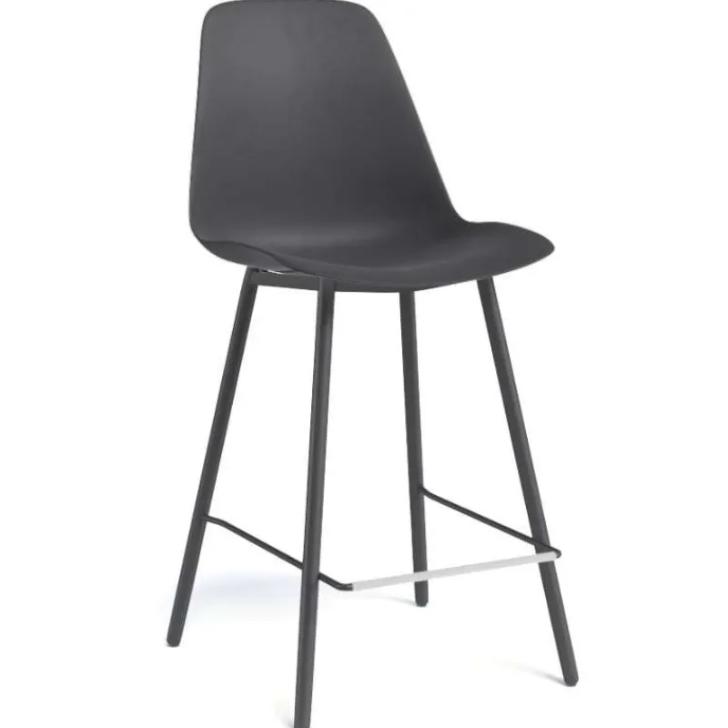 Perfecta Claudio Tabouret snack moderne avec coque en polypropylène* Tabouret Snack (assise +/- 65 Cm)|Tabouret De Bar (assise +/- 80 Cm)