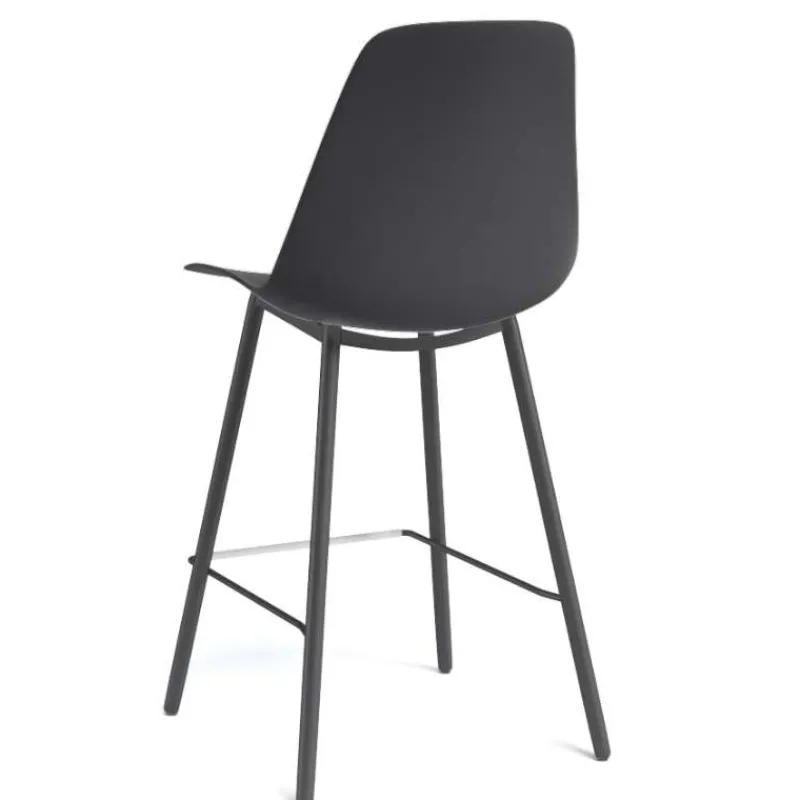 Perfecta Claudio Tabouret snack moderne avec coque en polypropylène* Tabouret Snack (assise +/- 65 Cm)|Tabouret De Bar (assise +/- 80 Cm)