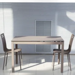 Bailen Céleste Table de cuisine petit espace en céramique avec allonge* Table De Cuisine|Table Pour Petit Espace