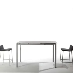 Bailen Céleste Table snack de cuisine petit espace en céramique avec allonge* Table De Cuisine|Table Pour Petit Espace