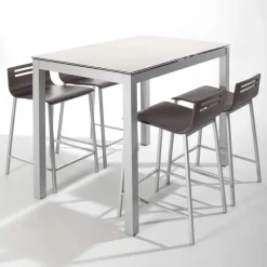 Bailen Céleste Table snack de cuisine petit espace en céramique avec allonge* Table De Cuisine|Table Pour Petit Espace