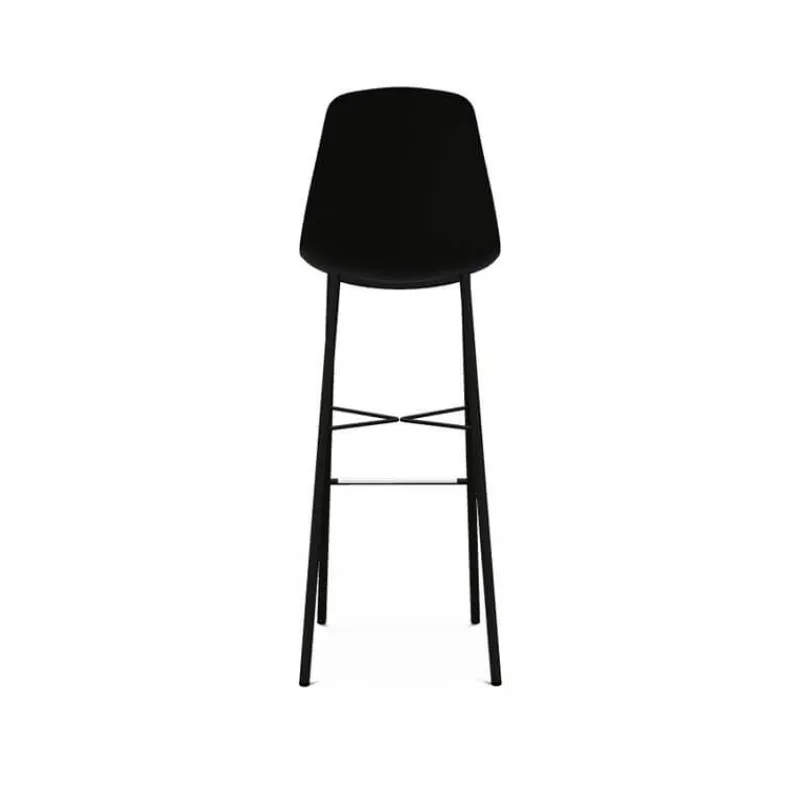 Perfecta Cloe Tabouret de bar belge moderne avec coque en polypropylène et pieds en métal* Tabouret De Bar (assise +/- 80 Cm)