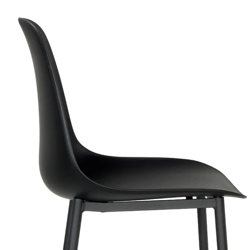 Perfecta Cloe Tabouret snack moderne en polypropylène et métal* Tabouret Snack (assise +/- 65 Cm)|Tabouret De Bar (assise +/- 80 Cm)