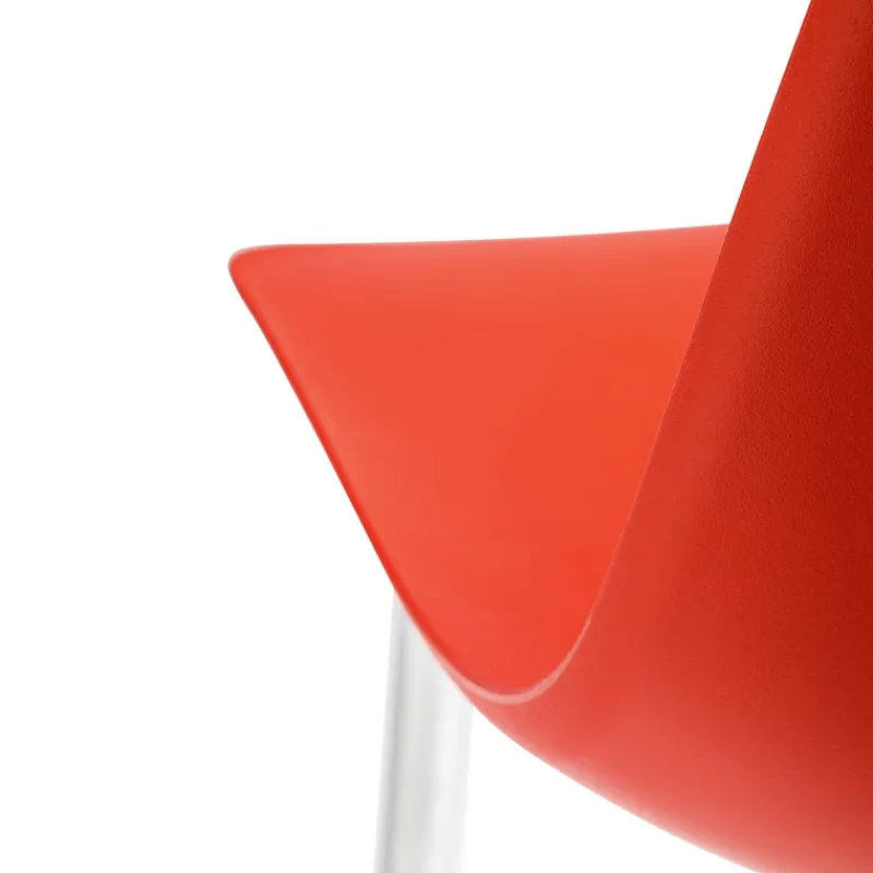 Perfecta Cloe Tabouret snack moderne en polypropylène et métal* Tabouret Snack (assise +/- 65 Cm)|Tabouret De Bar (assise +/- 80 Cm)