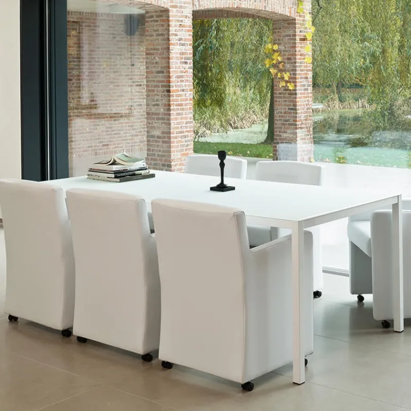 Perfecta Cobra Table rectangulaire plateau stratifié et pieds en métal* Table De Cuisine
