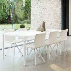 Perfecta Cobra Table rectangulaire plateau stratifié et pieds en métal* Table De Cuisine