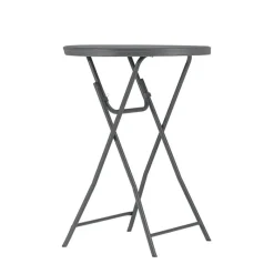 CocktailTable pliante mange debout hauteur 110 cm gris foncé* Table Pour Petit Espace
