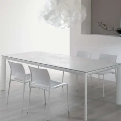 Dexo Cocoon Table italienne rectangulaire extensible en céramique contemporaine* Table De Salle à Manger