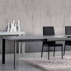 Dexo Cocoon Table italienne rectangulaire extensible en céramique contemporaine* Table De Salle à Manger