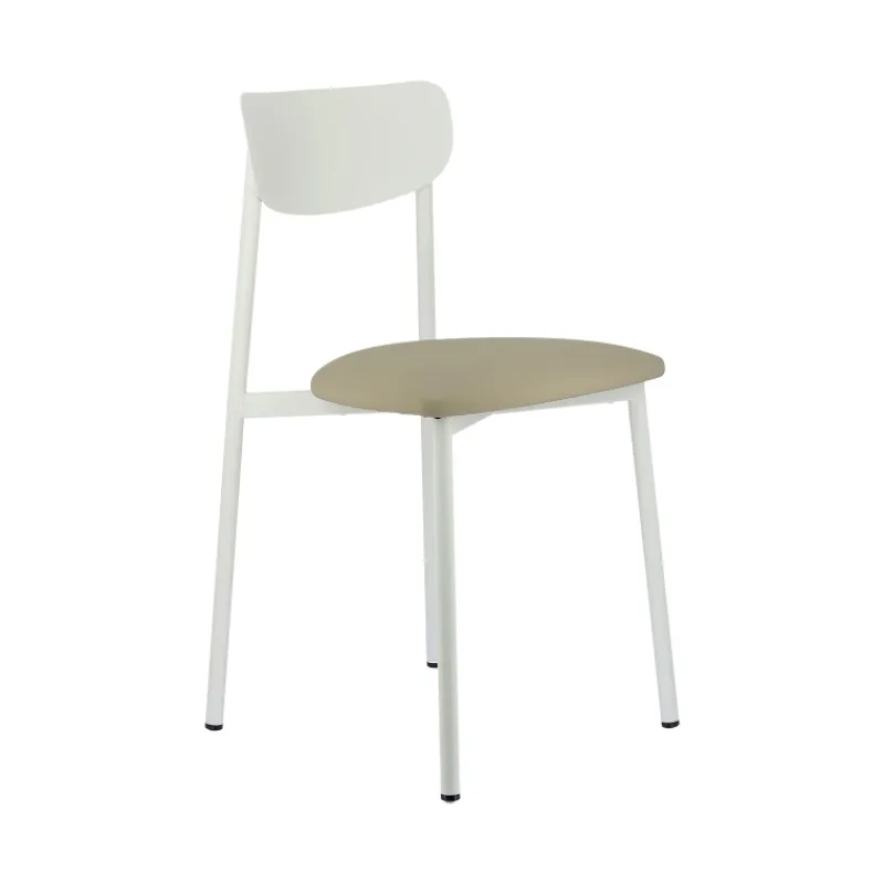 Carrier Colette ® Chaise française en métal avec assise en simili rembourrée* Chaise De Cuisine|Chaise De Salle à Manger