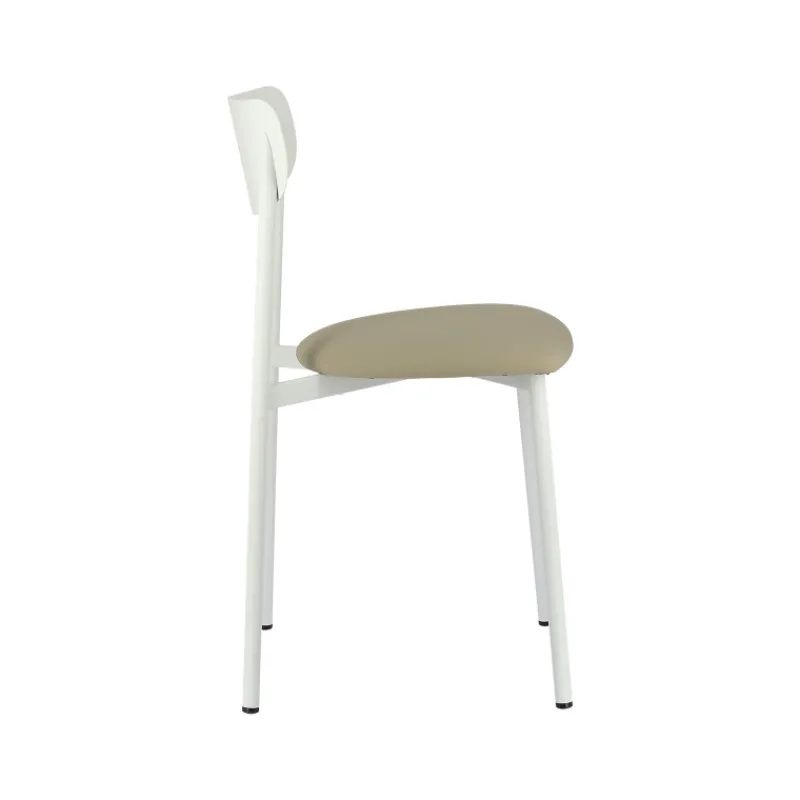 Carrier Colette ® Chaise française en métal avec assise en simili rembourrée* Chaise De Cuisine|Chaise De Salle à Manger