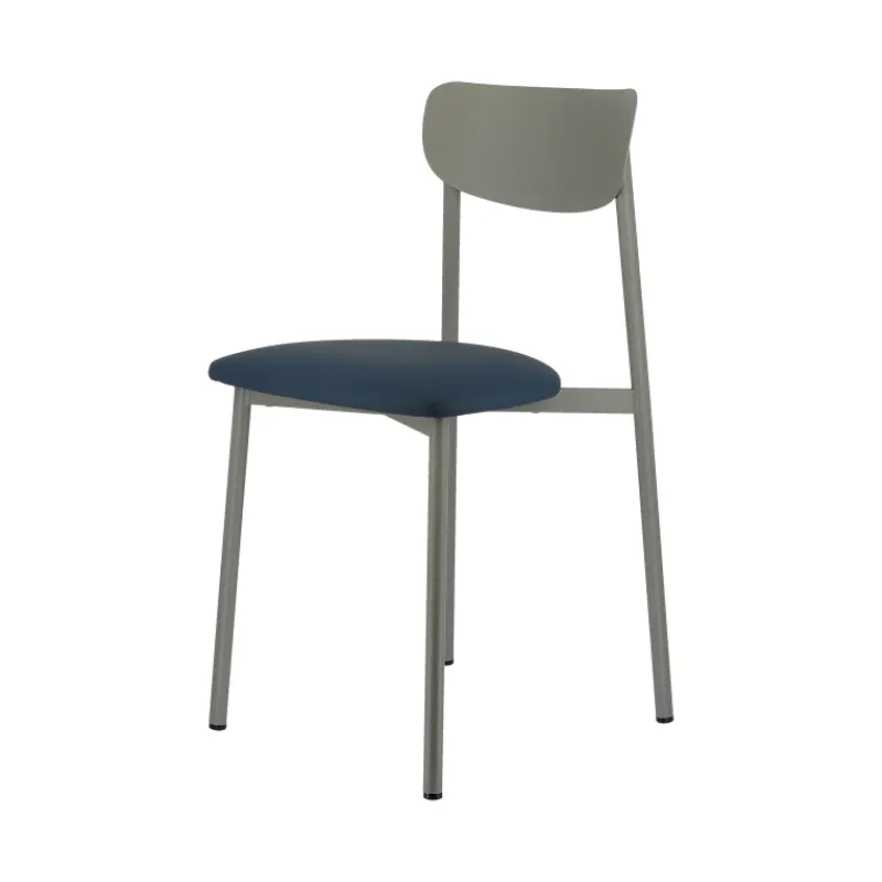 Carrier Colette ® Chaise française en métal avec assise en simili rembourrée* Chaise De Cuisine|Chaise De Salle à Manger