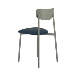 Carrier Colette ® Chaise française en métal avec assise en simili rembourrée* Chaise De Cuisine|Chaise De Salle à Manger