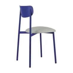 Carrier Colette ® Chaise française en métal avec assise en simili rembourrée* Chaise De Cuisine|Chaise De Salle à Manger