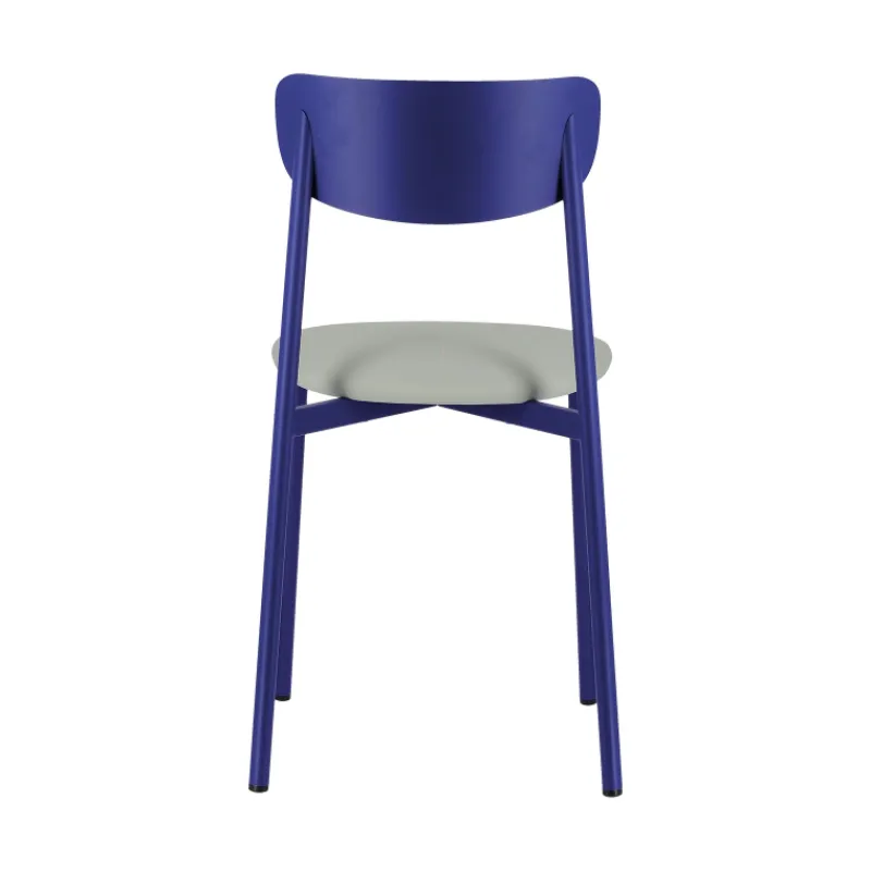 Carrier Colette ® Chaise française en métal avec assise en simili rembourrée* Chaise De Cuisine|Chaise De Salle à Manger