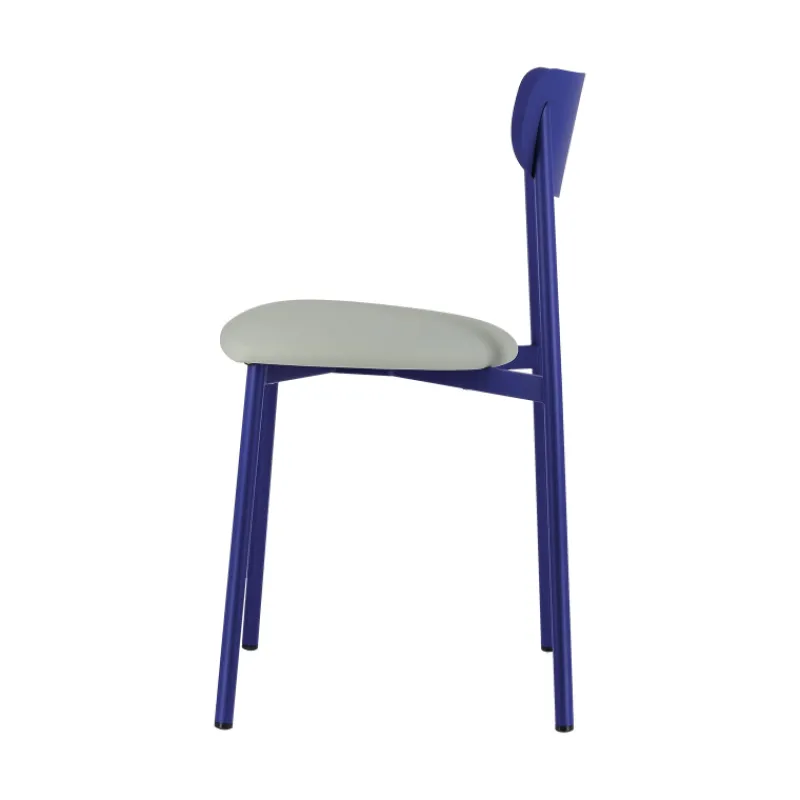 Carrier Colette ® Chaise française en métal avec assise en simili rembourrée* Chaise De Cuisine|Chaise De Salle à Manger