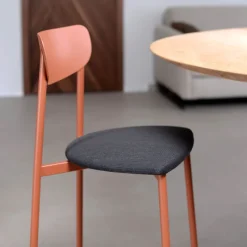 Carrier Colette ® Tabouret snack français en métal avec assise en tissu* Tabouret Snack (assise +/- 65 Cm)|Tabouret De Bar (assise +/- 80 Cm)