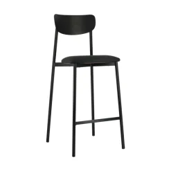 Carrier Colette ® Tabouret snack français en métal avec assise en simili rembourrée* Tabouret Snack (assise +/- 65 Cm)|Tabouret De Bar (assise +/- 80 Cm)