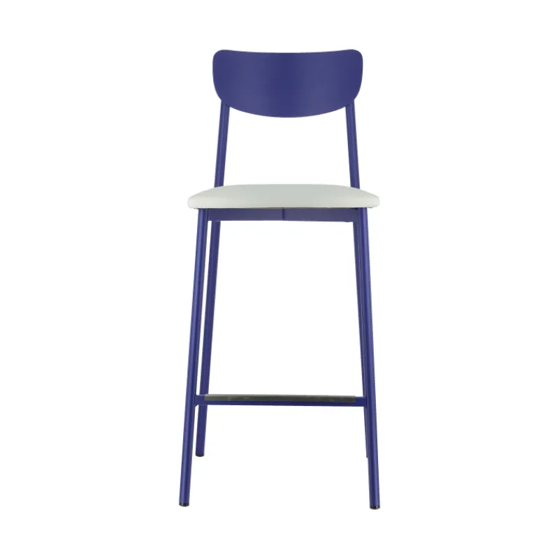 Carrier Colette ® Tabouret snack français en métal avec assise en simili rembourrée* Tabouret Snack (assise +/- 65 Cm)|Tabouret De Bar (assise +/- 80 Cm)