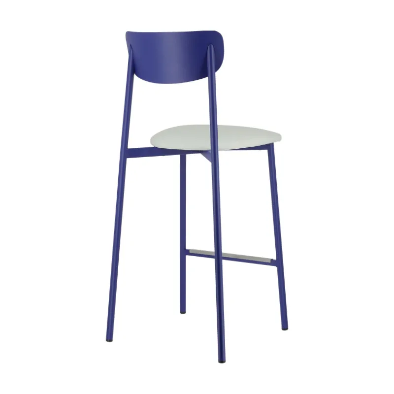 Carrier Colette ® Tabouret snack français en métal avec assise en simili rembourrée* Tabouret Snack (assise +/- 65 Cm)|Tabouret De Bar (assise +/- 80 Cm)