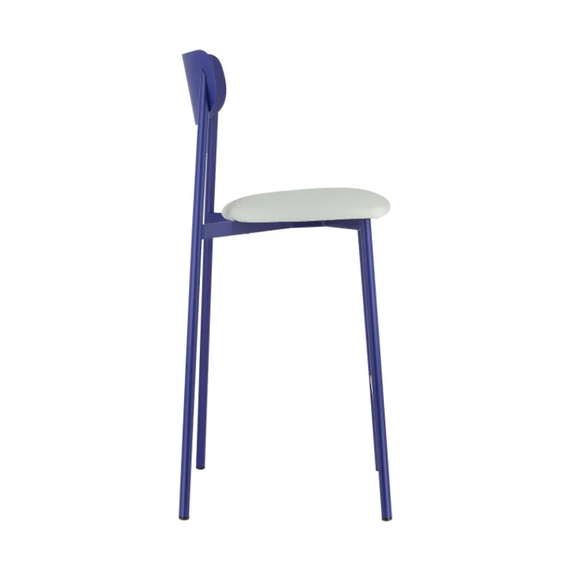 Carrier Colette ® Tabouret snack français en métal avec assise en simili rembourrée* Tabouret Snack (assise +/- 65 Cm)|Tabouret De Bar (assise +/- 80 Cm)