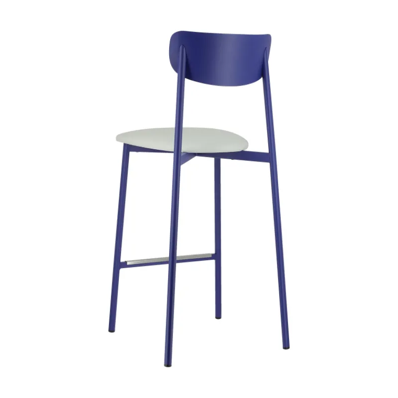 Carrier Colette ® Tabouret snack français en métal avec assise en simili rembourrée* Tabouret Snack (assise +/- 65 Cm)|Tabouret De Bar (assise +/- 80 Cm)