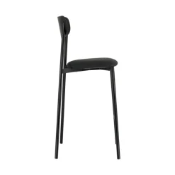 Carrier Colette ® Tabouret snack français en métal avec assise en simili rembourrée* Tabouret Snack (assise +/- 65 Cm)|Tabouret De Bar (assise +/- 80 Cm)