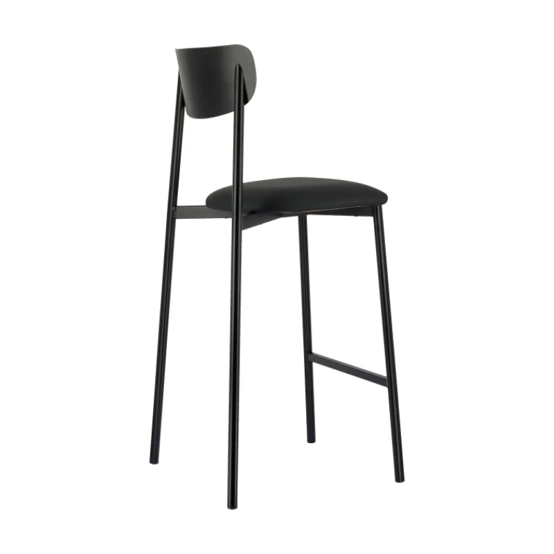Carrier Colette ® Tabouret snack français en métal avec assise en simili rembourrée* Tabouret Snack (assise +/- 65 Cm)|Tabouret De Bar (assise +/- 80 Cm)