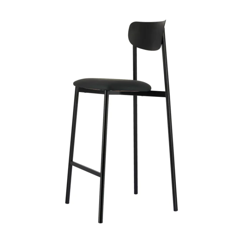 Carrier Colette ® Tabouret snack français en métal avec assise en simili rembourrée* Tabouret Snack (assise +/- 65 Cm)|Tabouret De Bar (assise +/- 80 Cm)