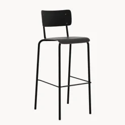 Perfecta College Tabouret de bar avec dossier style vintage* Tabouret De Bar (assise +/- 80 Cm)