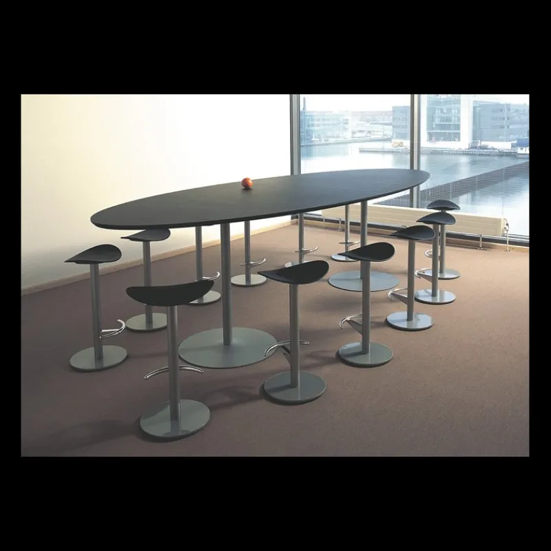 Enea Coma ® Tabouret design en polypropylène et métal* Tabouret Snack (assise +/- 65 Cm)|Tabouret De Bar (assise +/- 80 Cm)