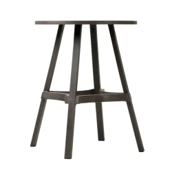 Combo Table de jardin ronde recyclée* Table De Jardin