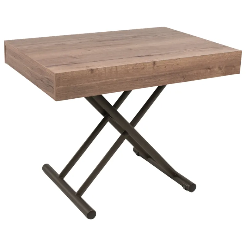 Altacom Compact Table réglable en hauteur et extensible en mélaminé* Table De Salon|Table Pour Petit Espace