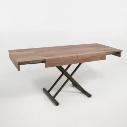 Altacom Compact Table réglable en hauteur et extensible en mélaminé* Table De Salon|Table Pour Petit Espace