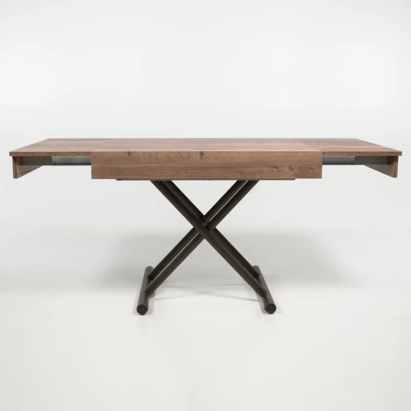 Altacom Compact Table réglable en hauteur et extensible en mélaminé* Table De Salon|Table Pour Petit Espace