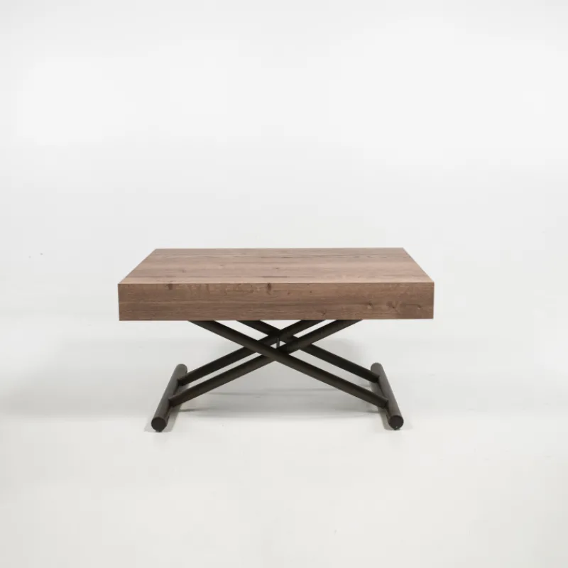 Altacom Compact Table réglable en hauteur et extensible en mélaminé* Table De Salon|Table Pour Petit Espace