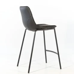 CoqueTabouret coque snack en synthétique et pieds en métal* Tabouret Snack (assise +/- 65 Cm)|Tabouret De Bar (assise +/- 80 Cm)
