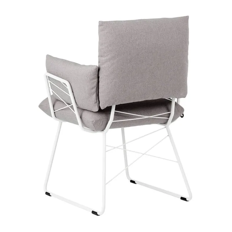 Mobitec Cosy ® Fauteuil design confortable assise en tissu et pieds en métal* Chaise De Salle à Manger|Fauteuil De Salon