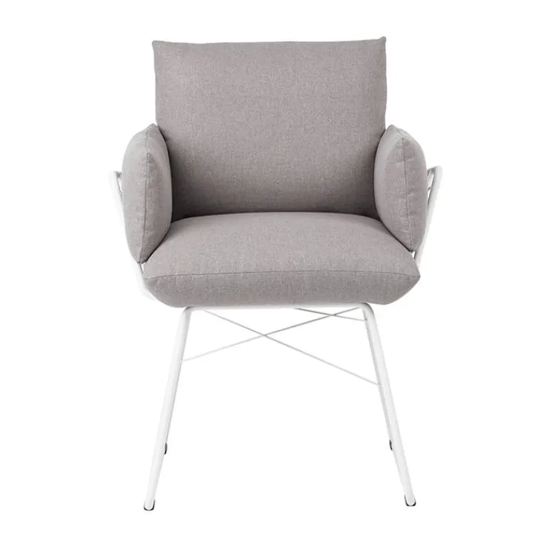 Mobitec Cosy ® Fauteuil design confortable assise en tissu et pieds en métal* Chaise De Salle à Manger|Fauteuil De Salon