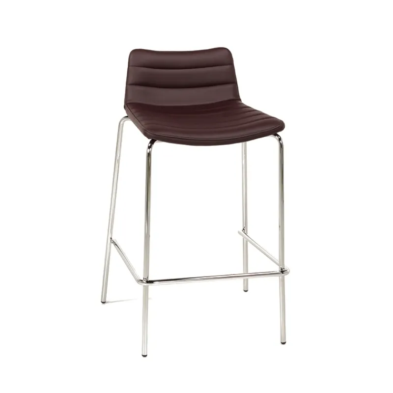 Midj Cover ® Tabouret snack moderne en synthétique et métal* Tabouret De Bar (assise +/- 80 Cm)|Tabouret Snack (assise +/- 65 Cm)
